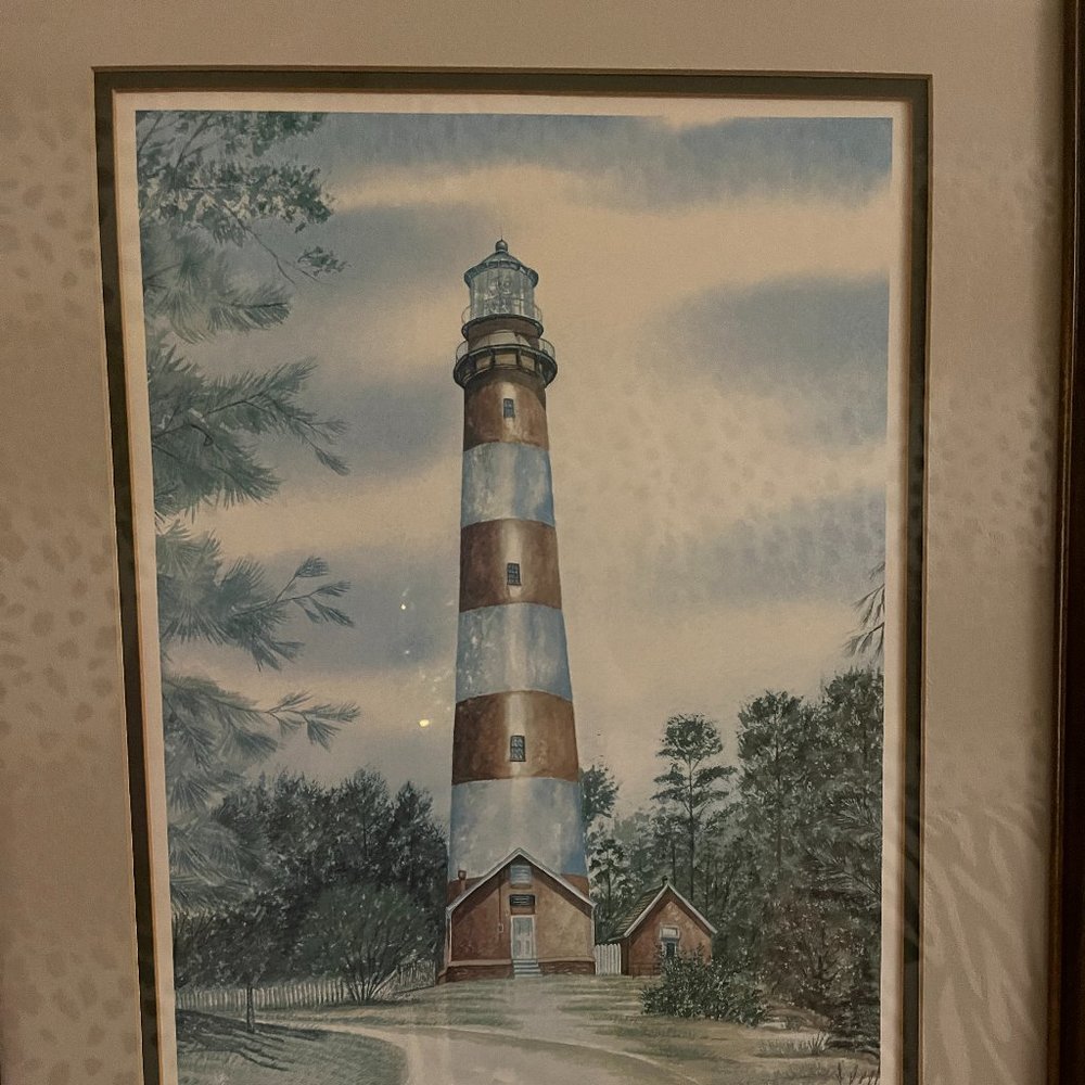 Light Tower Wall Decor By Kevin McBride/Signed, Stamped Name and Numbered
